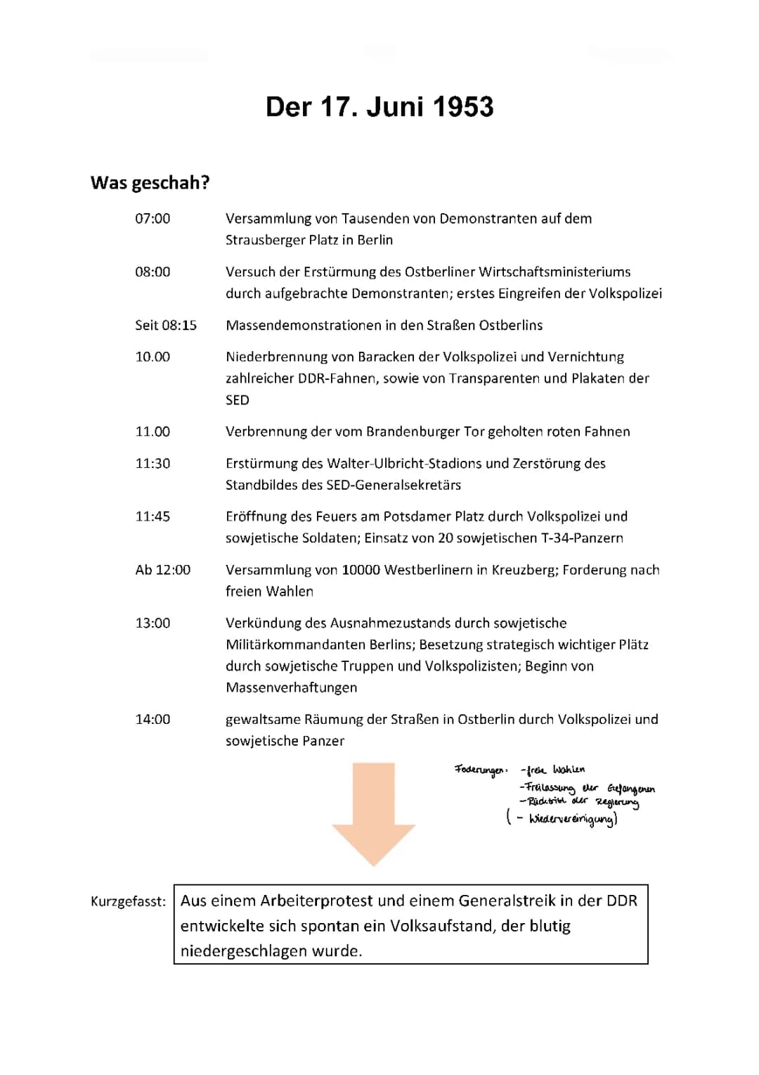 Was war am 17. Juni 1953? Ursachen, Verlauf, Folgen und mehr