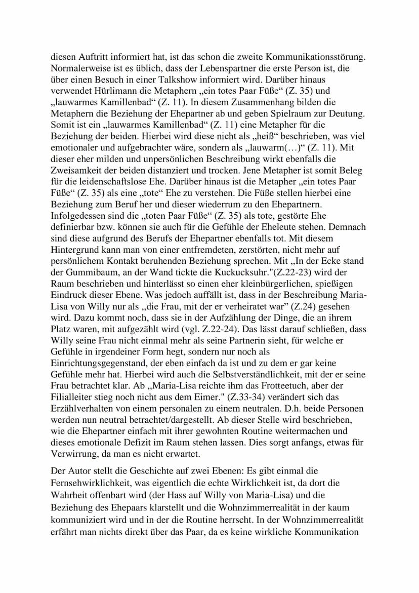 Analyse & Interpretation: Thomas Hürlimann „Der Filialleiter“
Die Kurzgeschichte ,,Der Filialleiter" wurde von Thomas Hürlimann
geschrieben 