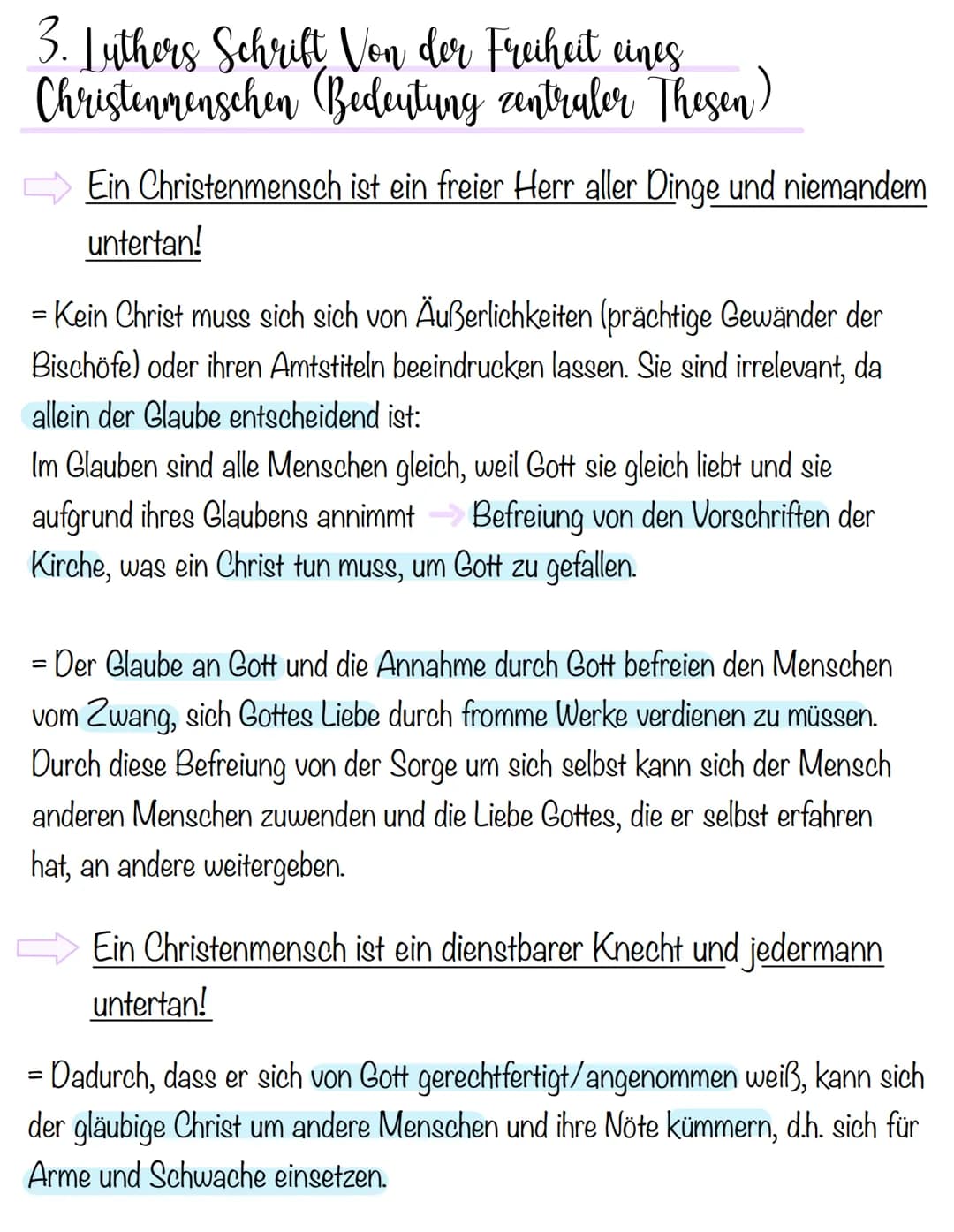 Religion Vorabitur-Themen
1. THEMA
1. MARTIN LUTHERS NEUES VERSTÄNDNIS VON GERECHTIGKEIT
2. DIE VIER SOLI
3. LUTHERS SCHRIFT VON DER FREIHEI