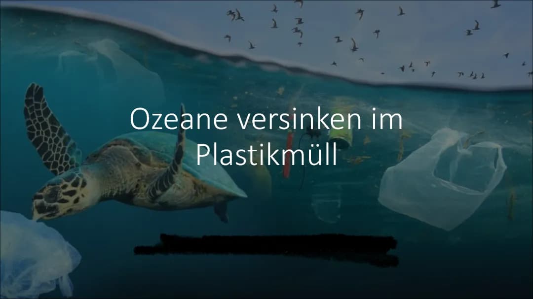 Ozeane versinken im Plastikmüll