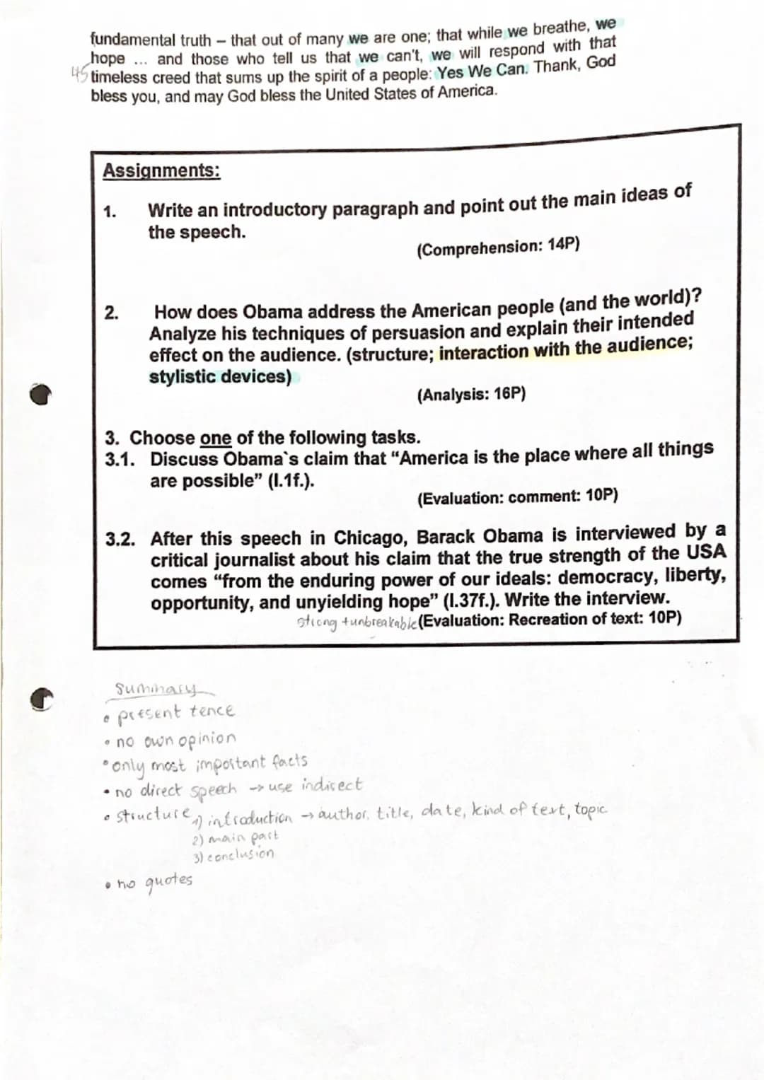 mockexam
The following speech was delivered by Barack Obama to supporters in
Chicago on the night of his election (November 4, 2008) as the 