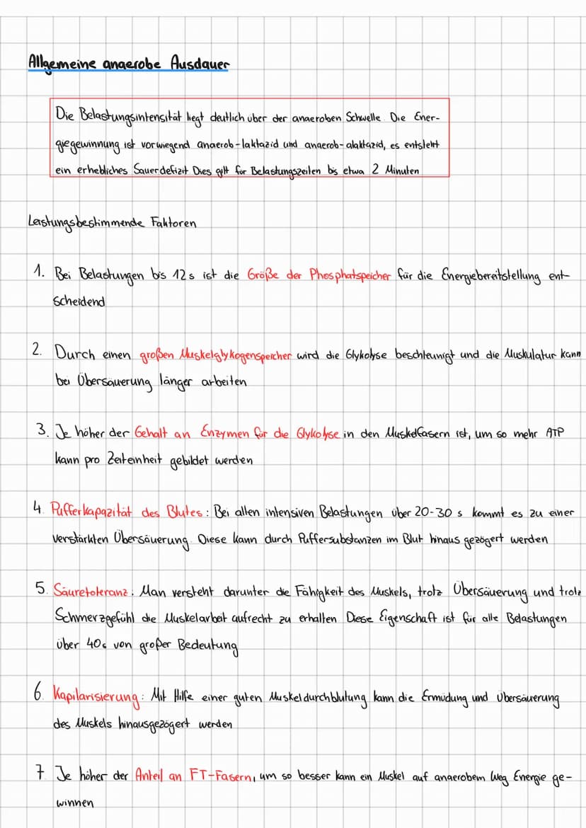 3.5 Allgemeine Ausdauerfähigkeiten
Allgemeine aerobe Ausdauer (aerobe Kapazität)
Die Belastungsintensität veicht bis zur anaeroben Schwelle 
