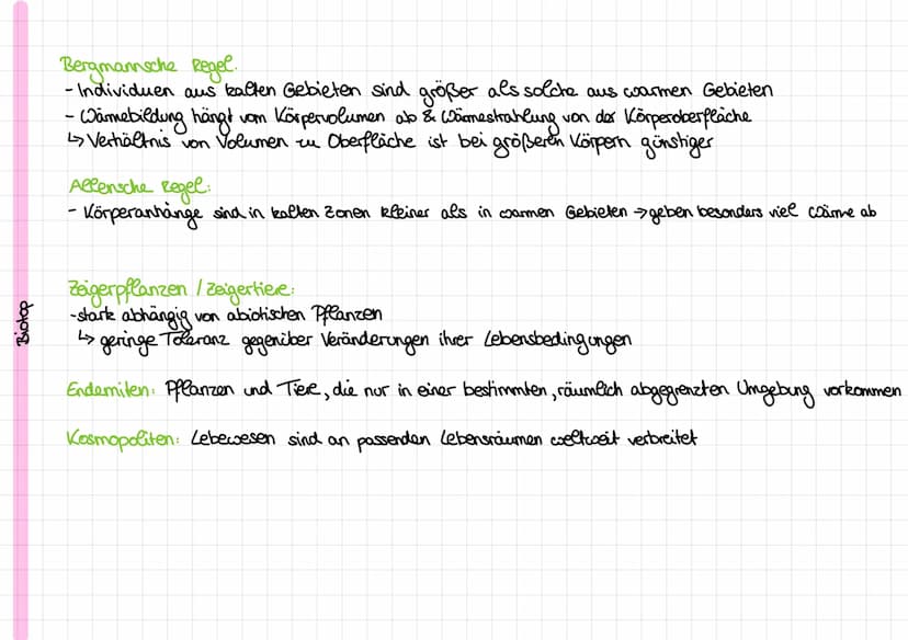 Allgemein
Ökologie: Wechselbeziehung zwischen Lebewesen und ihrer Umwelt
Autoökologie Teilgebiet, dass sich mit dem einzelnen Organismus und
