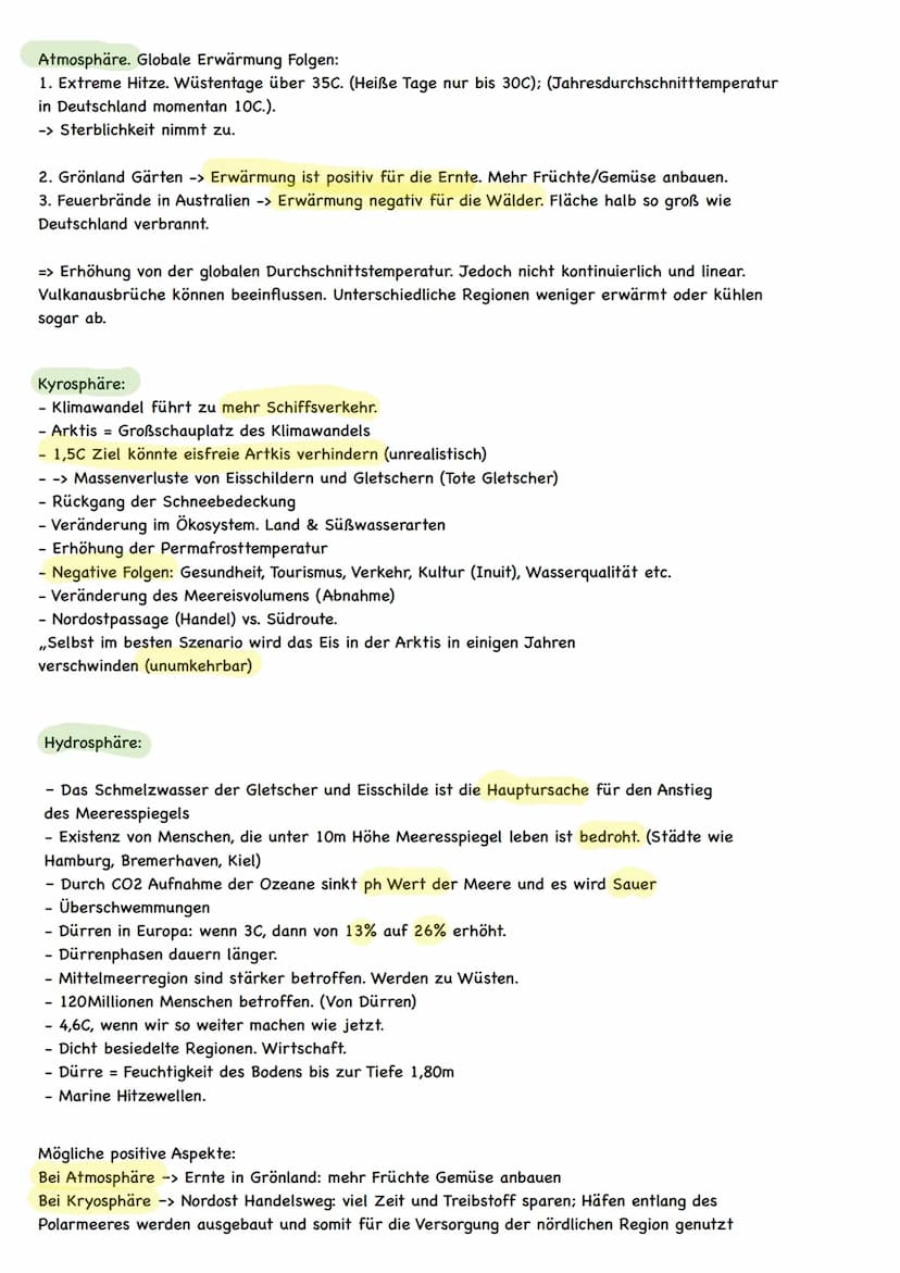Klimawandel
Im Kern bezeichnet der Klimawandel die Abkühlung oder Erwärmung des Klimas auf
der Erde über einen langen Zeitraum
Treibhaus
Ein