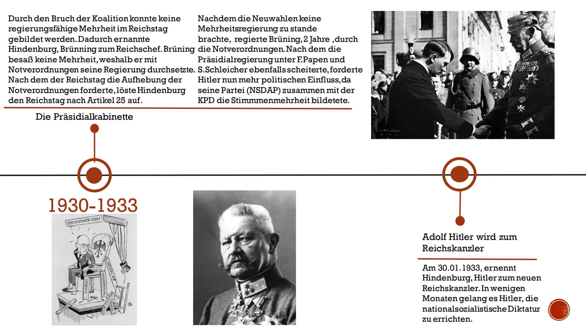 WEIMARER REPUBLIK
1918-1933
Zeitstrahl made by Marie-Luise Pößl 1918
Abdankung des Kaisers und
Ausrufung der Republik
Die damalige Novemberr