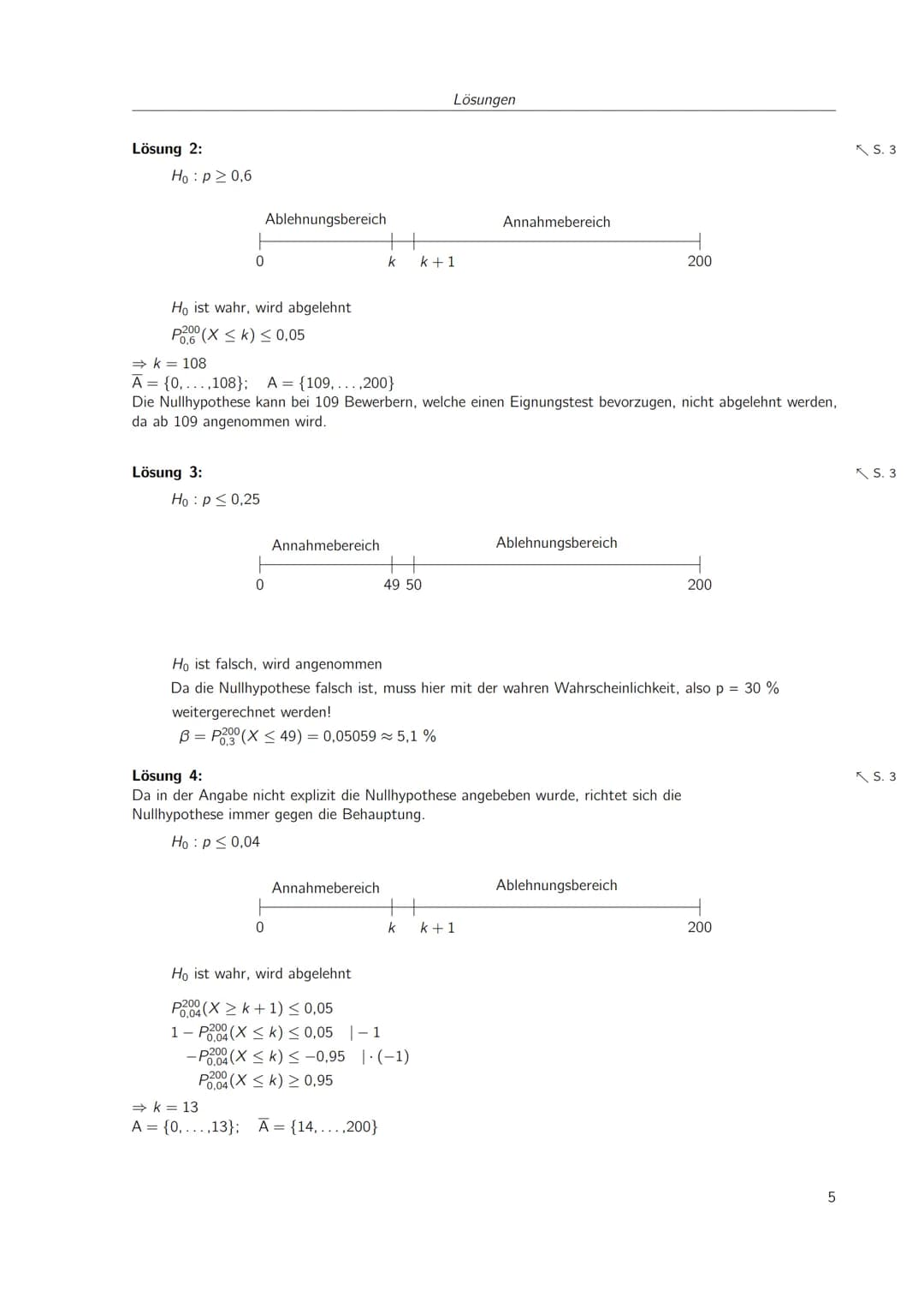 Inhaltsverzeichnis
1 Stochastik
1.1 Hypothesentests
Lösungen
1
1
4 1 Stochastik
1.1 Hypothesentests
Ein Mitarbeiter einer Elektronikfirma so