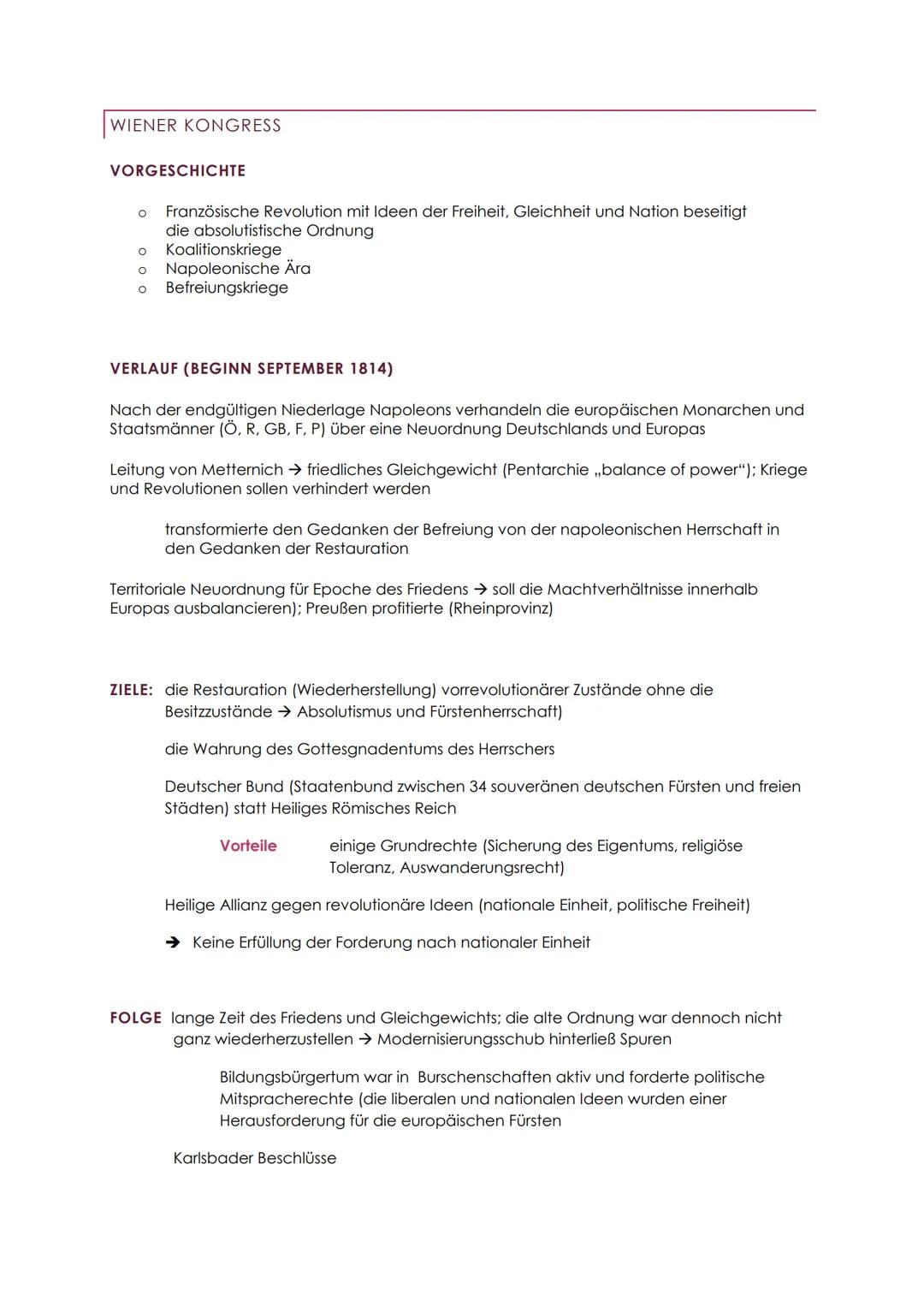 DAS LANGE 19. JAHRHUNDERT
RESTAURATION UND FORMIERUNG DER LIBERALEN BEWEGUNG (1815-1847)
ZEITSTRAHL
1815
1815-1866
1816-1821
1817
1819
1830
