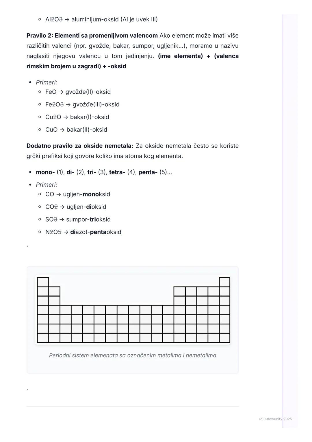 # Oksidi

Uvod u okside

Oksidi su hemijska jedinjenja koja nastaju kada se neki hemijski element
sjedini sa kiseonikom. Pošto je kiseonik v