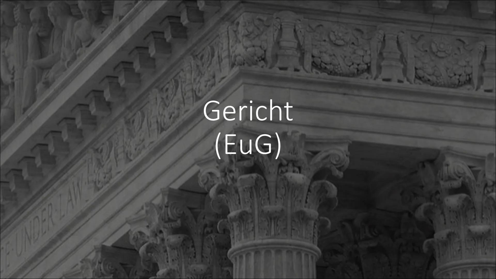 ANEXE EX
CVRIA
COUR DE JUSTICE
DE L'UNION
EUROPÉENNE
Der europäische
Gerichtshof
Ist der EuGH überhaupt sinnvoll? Inhaltsverzeichnis
1)
2)
3