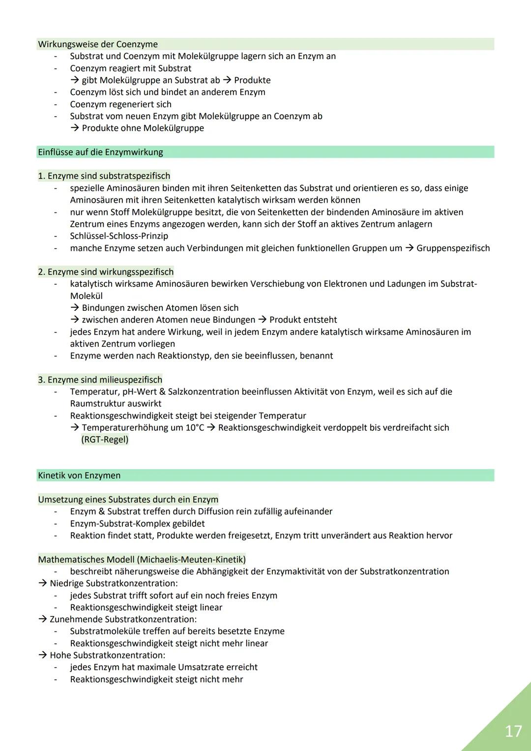 BIOLOGIE Abitur 2021
Themen:
1. Stoffwechsel / Zytologie
2. Ökologie
3. Genetik
4. Evolution
5. Neurobiologie
M
1 STOFFWECHSEL / ZYTOLOGIE
P