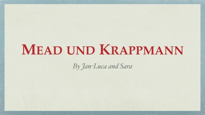 Know Mead und Krappmann  thumbnail