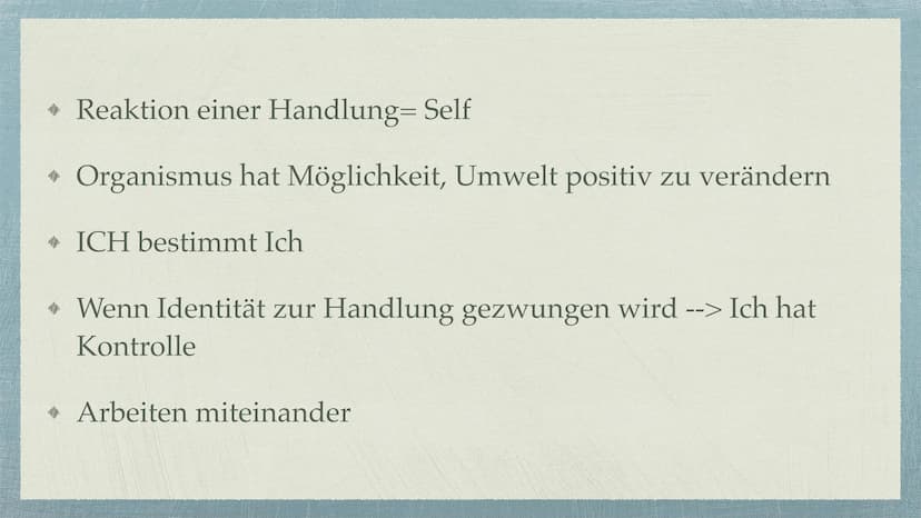 MEAD UND KRAPPMANN
By Jan-Luca and Sara ◆ MEAD
4 Instanzen
Ich Identität
✦ Play and Game
KRAPPMANN
Rollenmodell --> Konflikte
Die balanciere