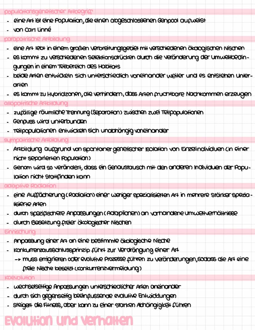 Inhalisfeld 6: Evolution
Entwicklung der Evolutionstheorie
Transformationstheorie (Jean Baptiste de Lamarck) 1809
Theorie von der Veränderli