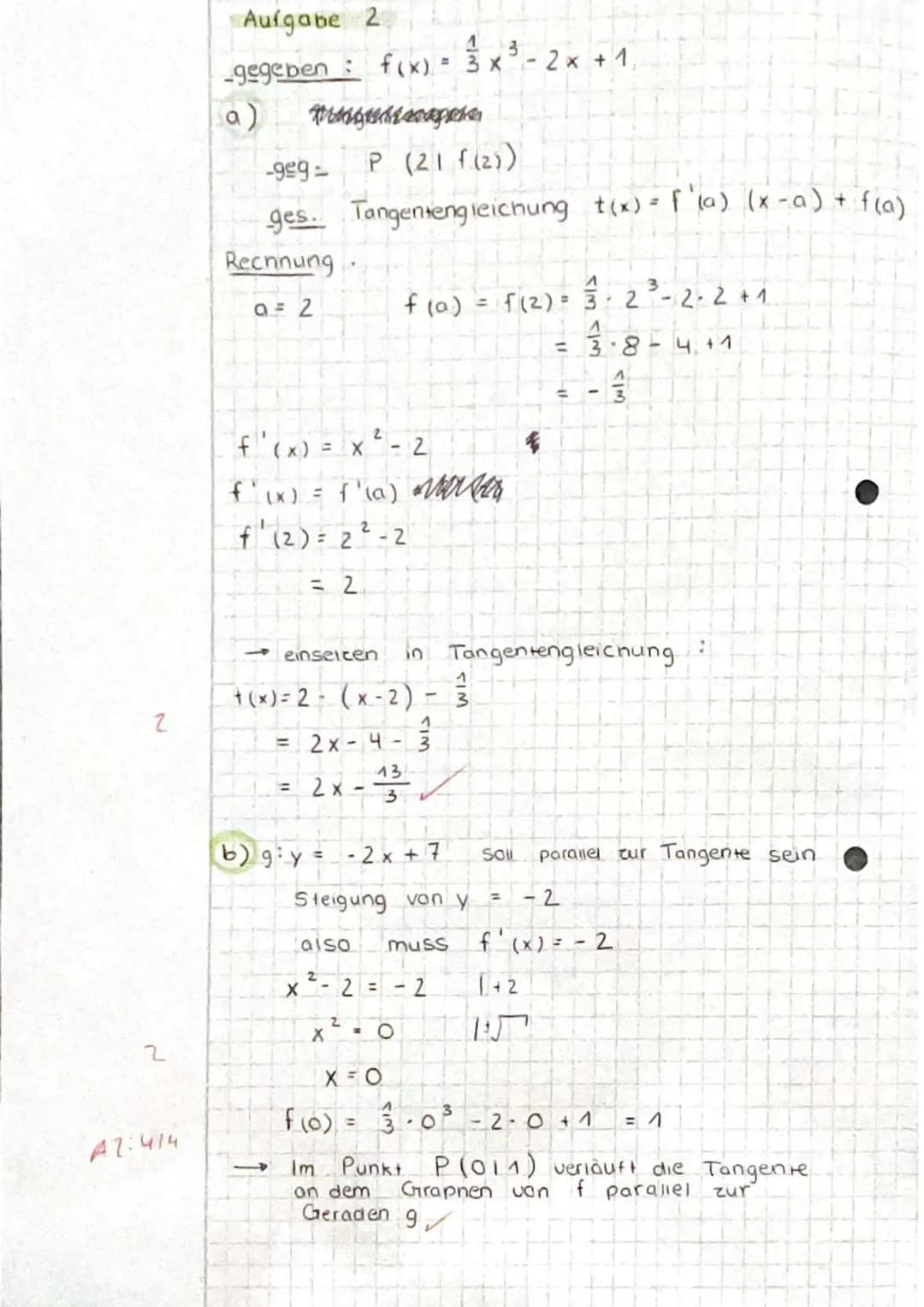 Mathe J1m1
Name: Zoe Gießelbach
Note:
.
14
.
Klausur in Hj1
Punkte: 245/30
Hinweise zur Klausur:
Das Aufgabenblatt unterschreiben und am End