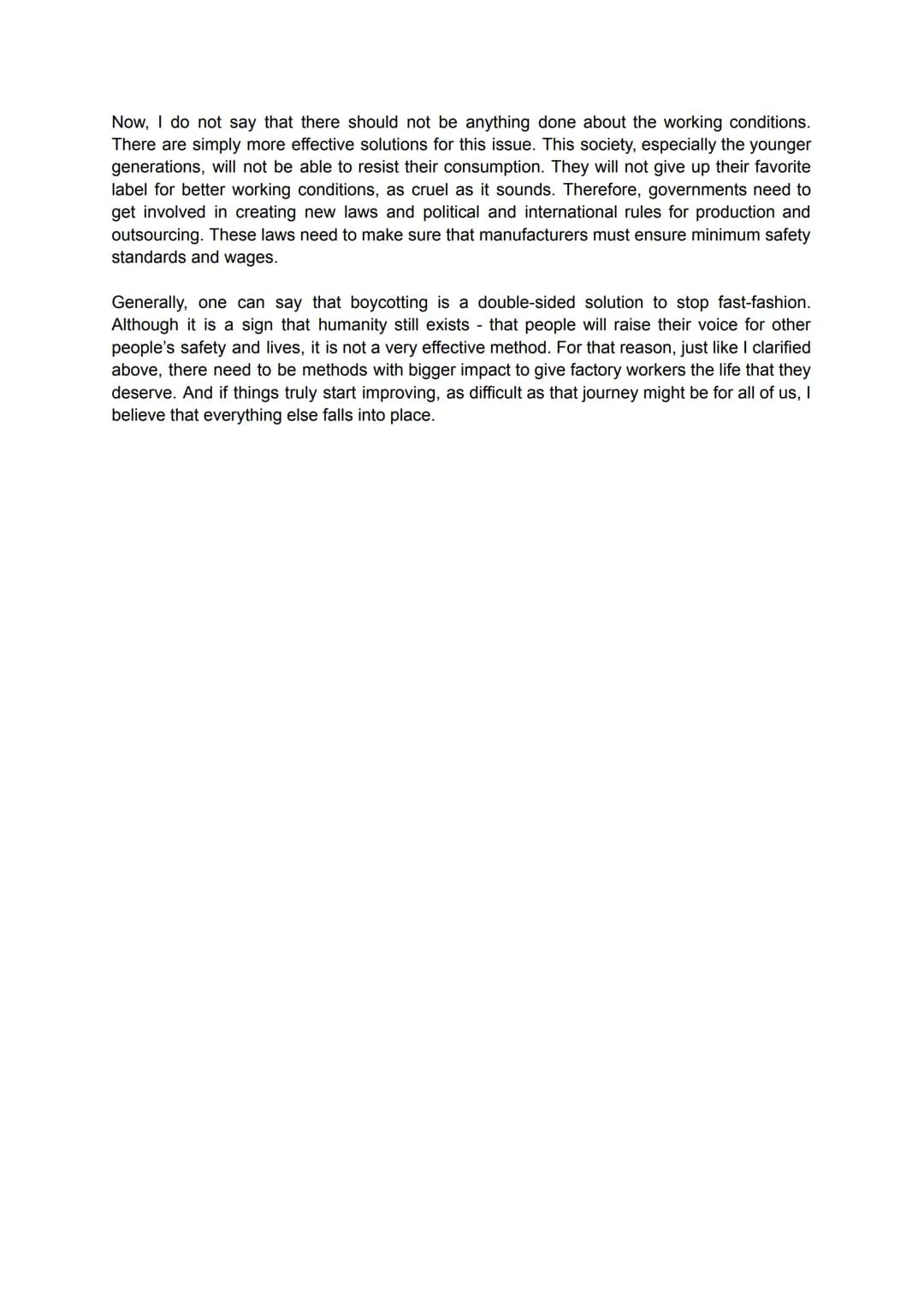 Boycotting fast-fashion - Writing an argumentative essay
Primark, Shein, Zara. A heaven for cheap clothing. Fashion labels everyone has in t
