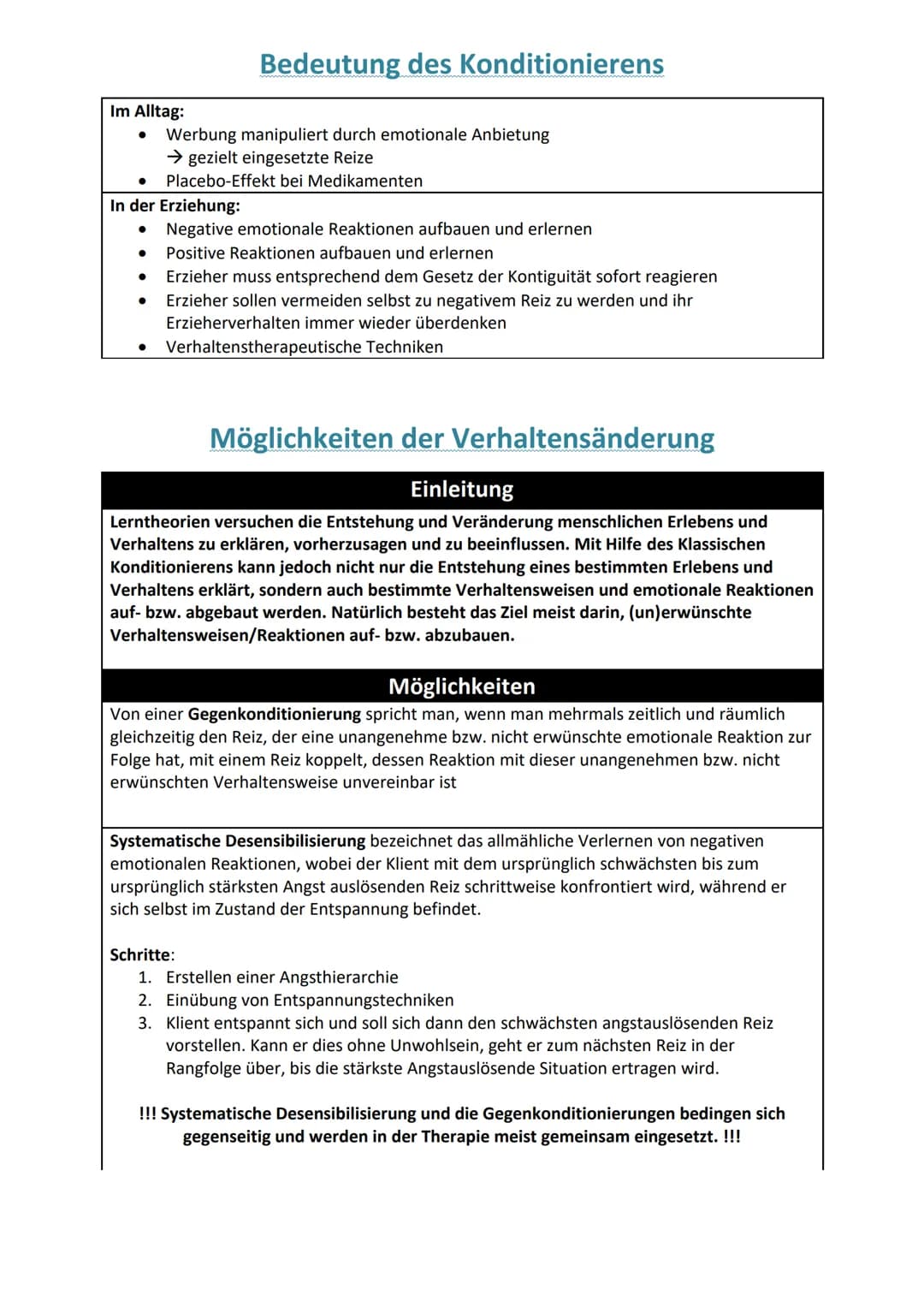 Der Begriff Lernen
Einleitung
Die Wissenschaft versteht unter Lernen zum einen den Erwerb neuer bzw. die Änderung
bestehender Verhaltens- un
