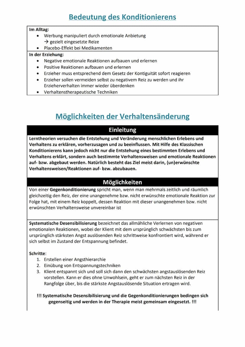 Der Begriff Lernen
Einleitung
Die Wissenschaft versteht unter Lernen zum einen den Erwerb neuer bzw. die Änderung
bestehender Verhaltens- un