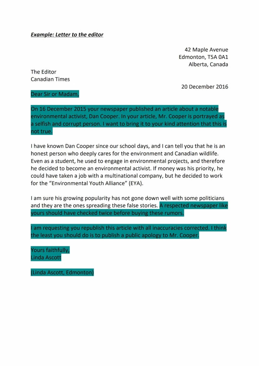 1) Comprehension
Linking sentence: "The first task it to..." (repeat the assignment's words)
Possible operators:
How to deal with written ex
