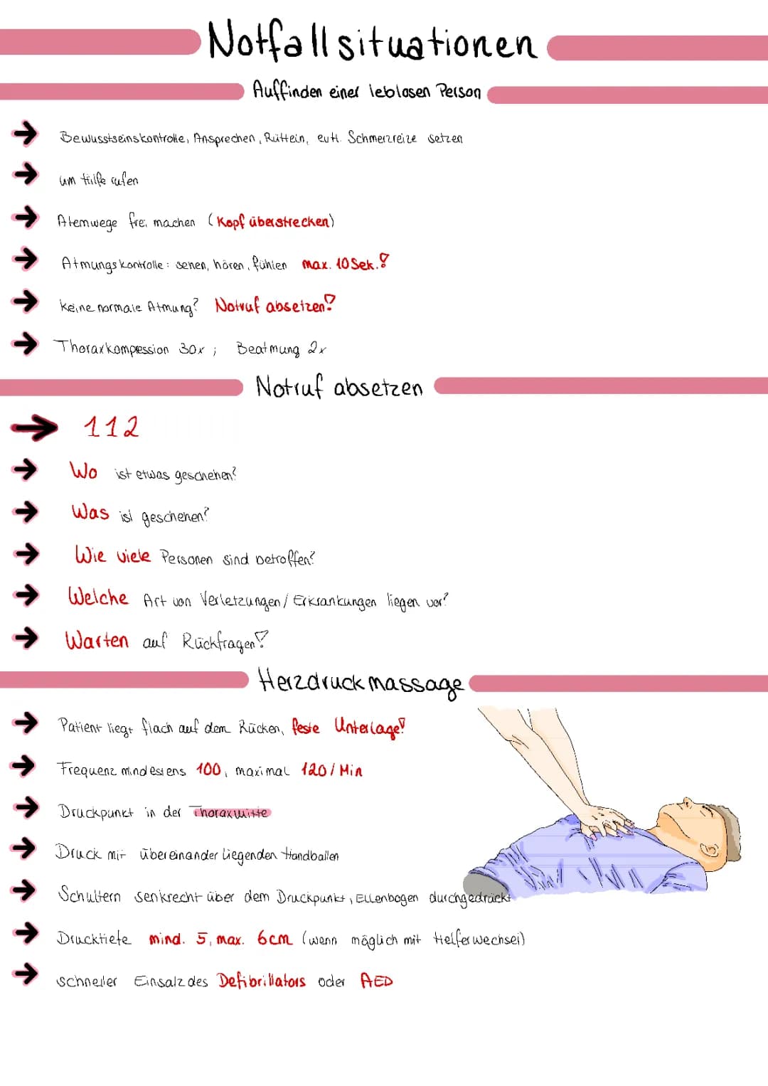 Notfallsituationen