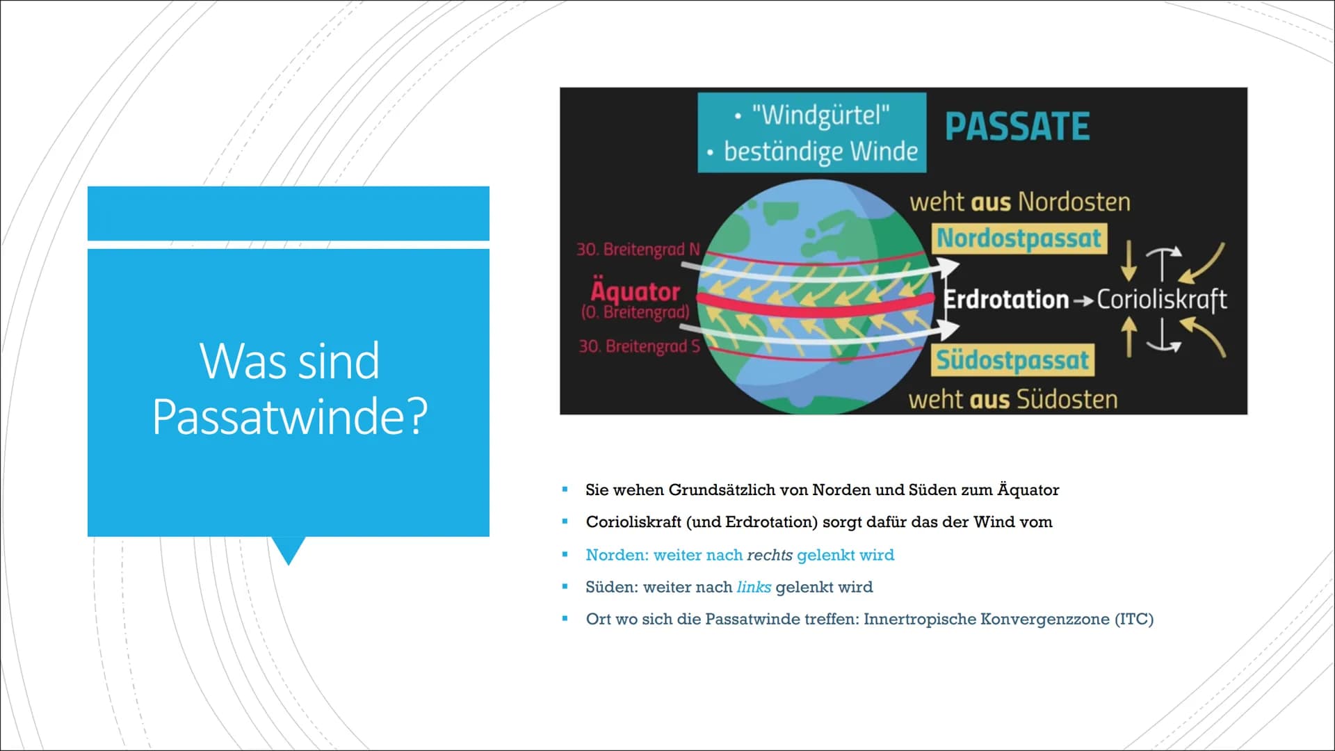 Passatkreislauf und Passatwinde: Einfache Erklärung für Klasse 7 und 8 ...