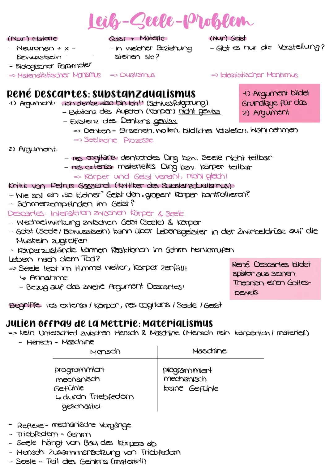 Leib-Seele-Problem einfach erklärt: Descartes, Dualismus, Phineas Gage