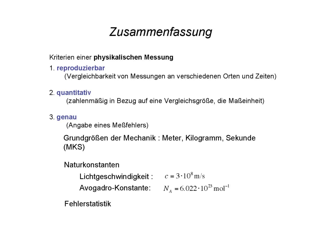 Physik Zusammenfassung