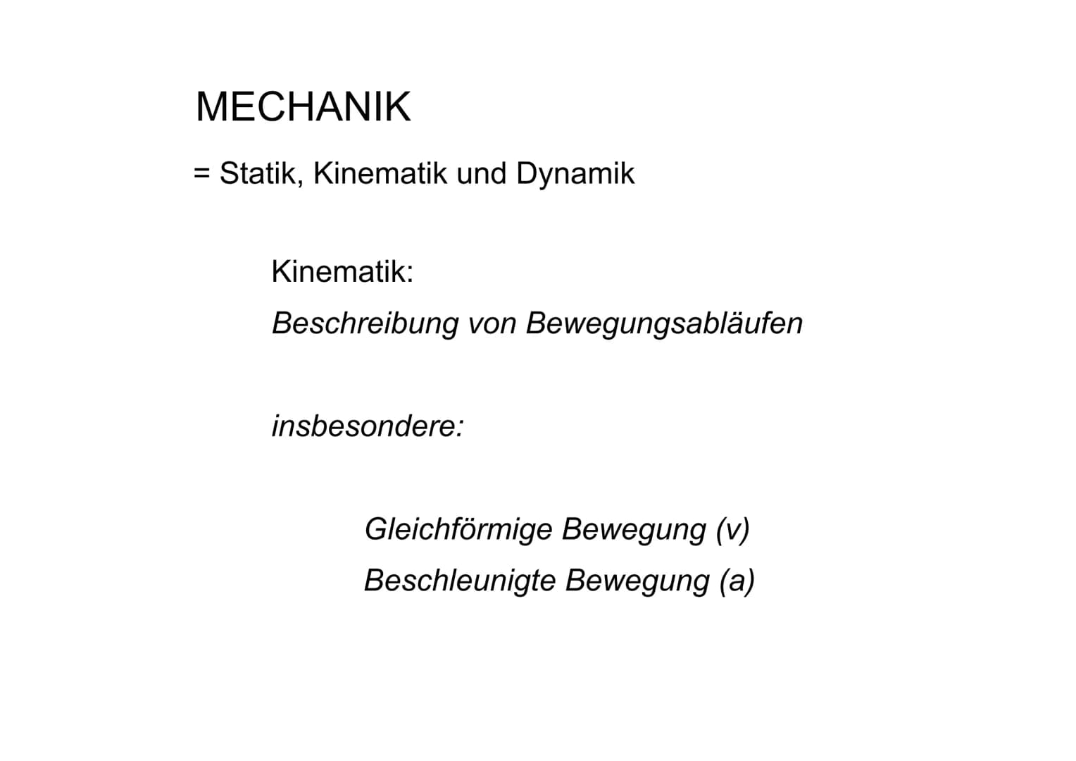 Zusammenfassung
Kriterien einer physikalischen Messung
1. reproduzierbar
(Vergleichbarkeit von Messungen an verschiedenen Orten und Zeiten)
