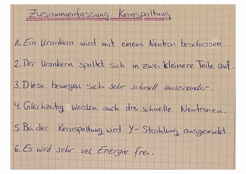 Die Kernspaltung.
Otto Hahn und Fritz Straßmann entdecken 1938
die Möglichkeit der Kernspaltung" prägte Liste
Meitner.
Langsames
Neutron
"gr