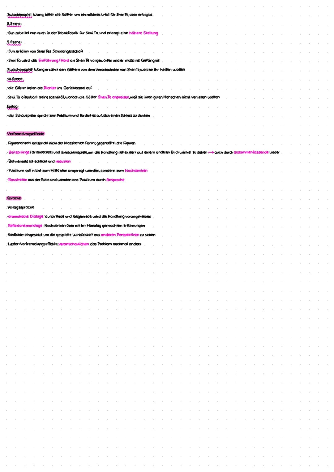 Allgemeines
verfasst von Bertolt Brecht und 1943 veröffentlicht (Exilliteratur)
.. 10 Szenen, Vorspiel, Epilog und 7 Zwischenspiele episches
