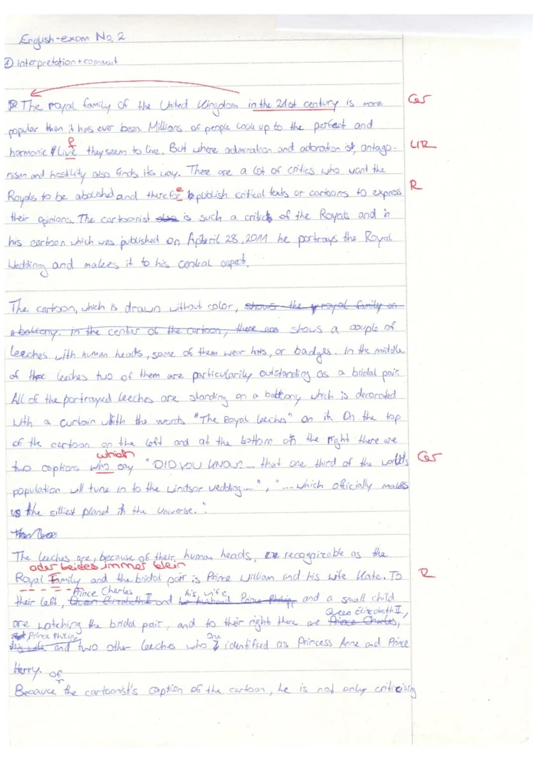 Part 1: Reading Comprehension
For multiple choice or right/wrong questions please note:
Tick the correct solution(s)
Give reference from the