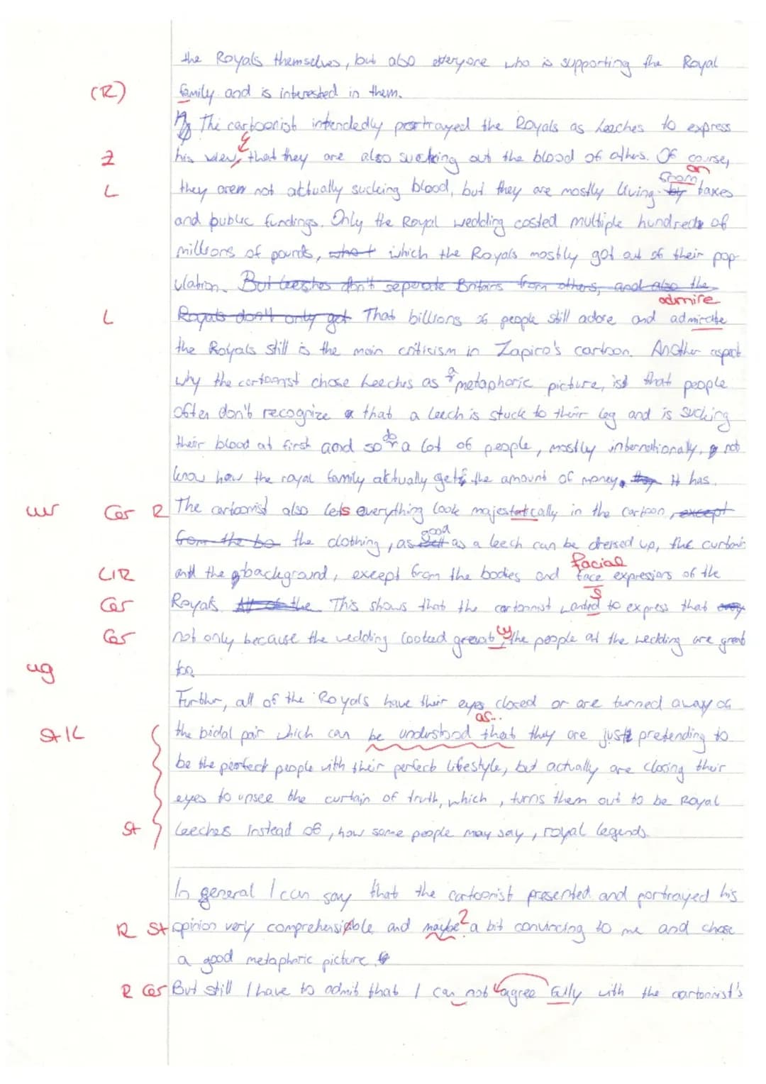 Part 1: Reading Comprehension
For multiple choice or right/wrong questions please note:
Tick the correct solution(s)
Give reference from the