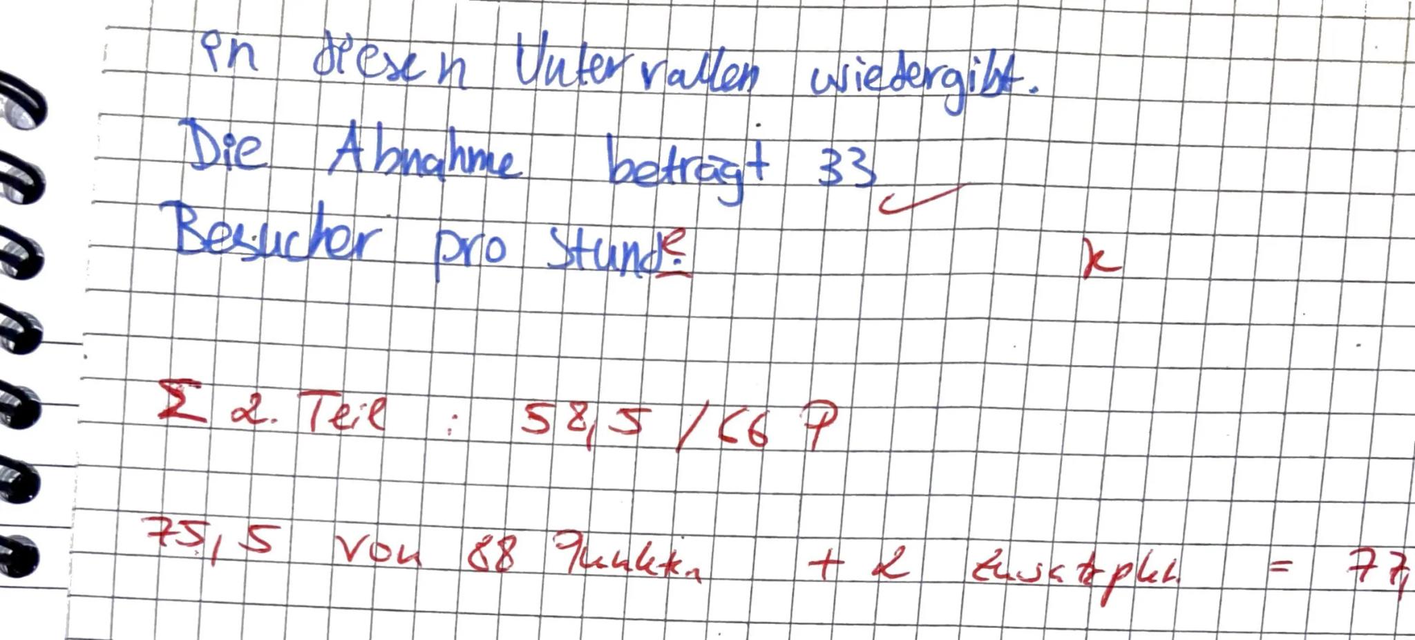 Teil 1:
1. Aufgabe:
Gegeben ist der Graph der zweiten Ableitungsfunktion einer Funktion if.
a)
b)
Hilfsmittelfreier Teil (Zeit: ca. 25 Min.,