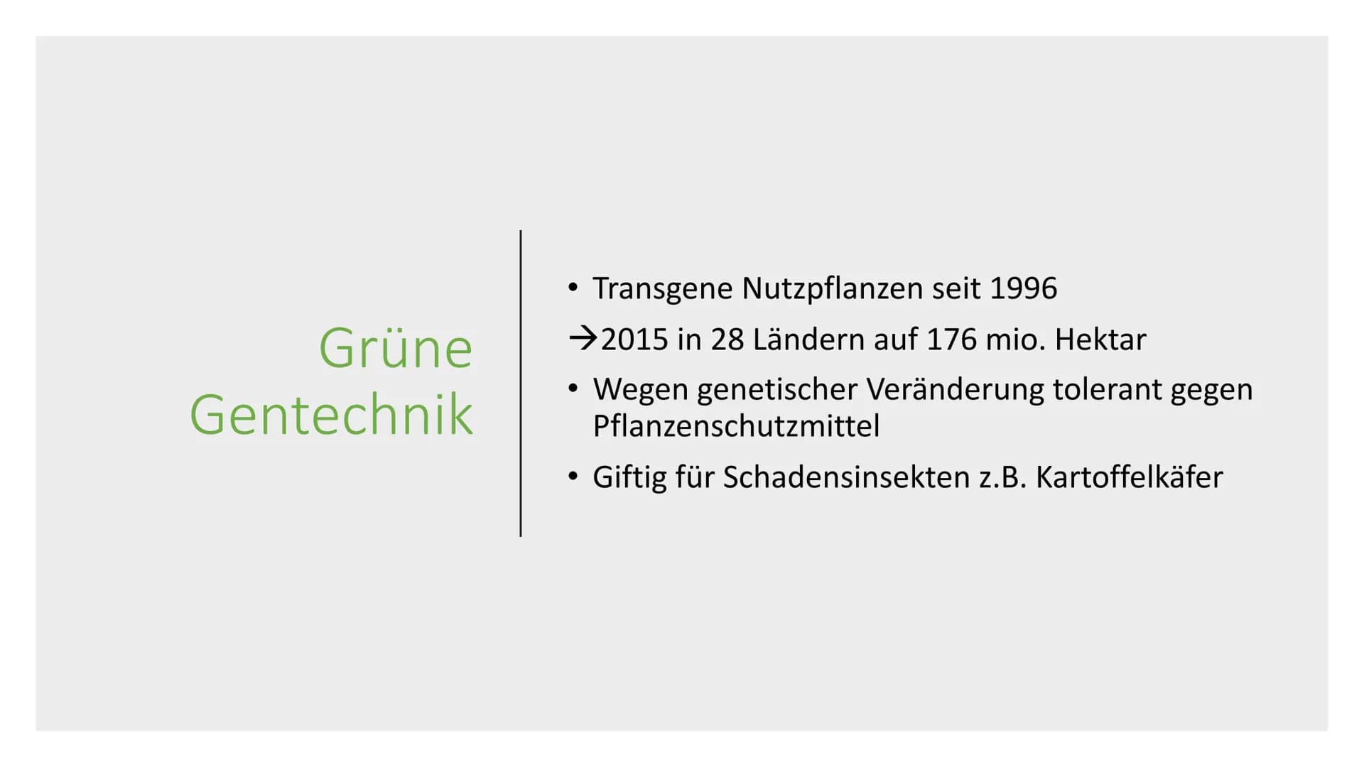 Chancen und Risiken der
Gentechnik Gliederung
• Definition Gentechnik
Anwendungsbereiche der Gentechnik
• Welche Firmen produzieren gentechn