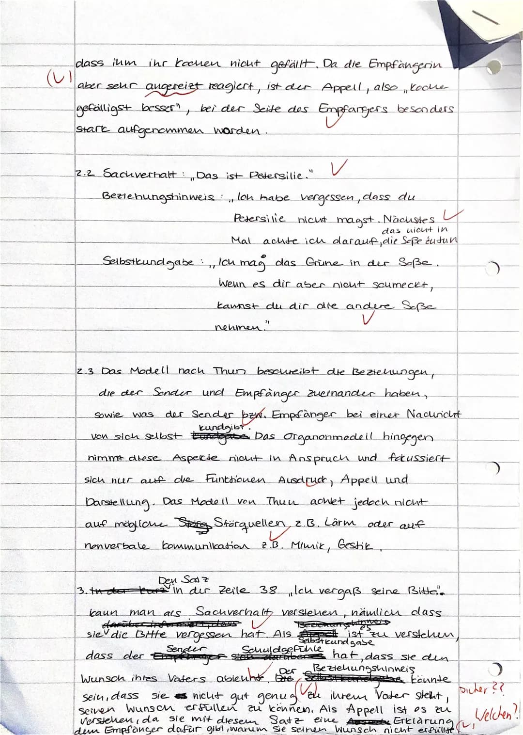 Deutschtest
Kommunikationsmodelle
Aufgabe 1:
2 [2]
Erklären Sie, was man allgemein unter einem ,,Kommunikationsmodell" versteht.
Aufgabe 2:
