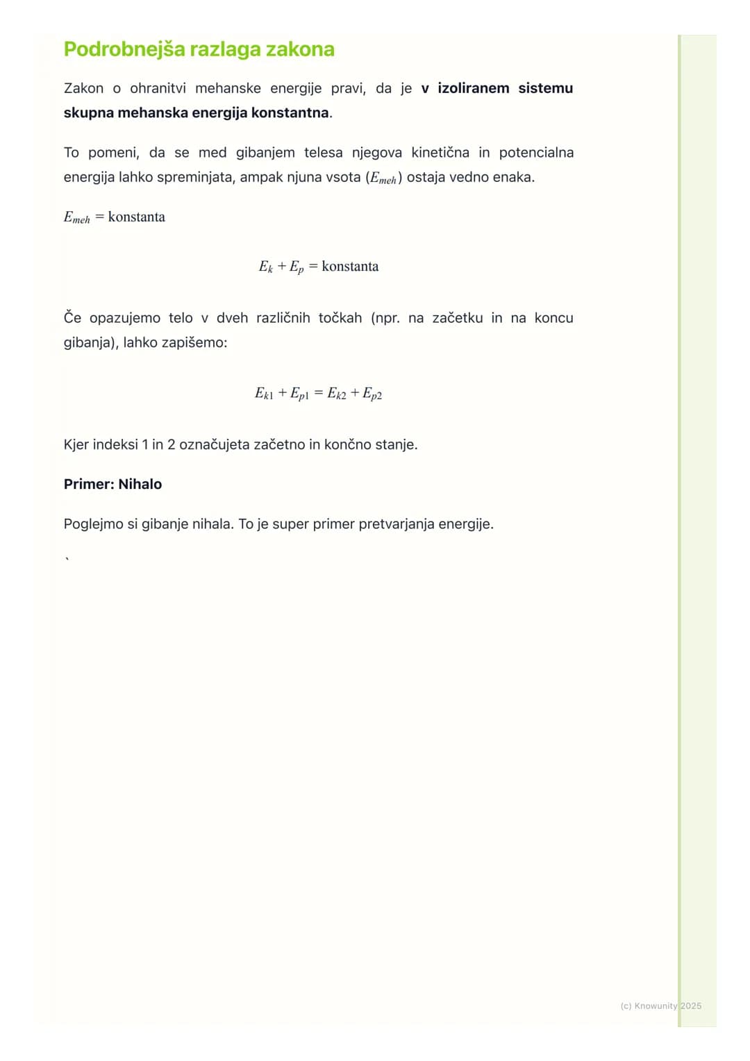 # Zakon o ohranitvi energije

Uvod v zakon o ohranitvi energije

Zakon o ohranitvi energije je eno od temeljnih načel v fiziki. V bistvu pra
