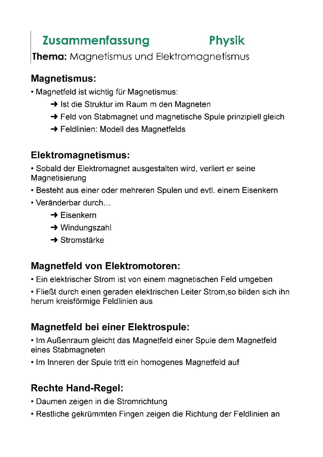 Elektromagnetismus und Elektromotoren: Einfach für Kinder erklärt