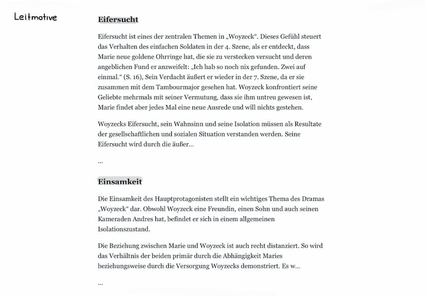 Georg Büchner (1834): (sog. Fatalismusbrief)
Fatalismus: Haltung bei der die Ergebenheit des Menschen in die als unabanderlich hingenommene 