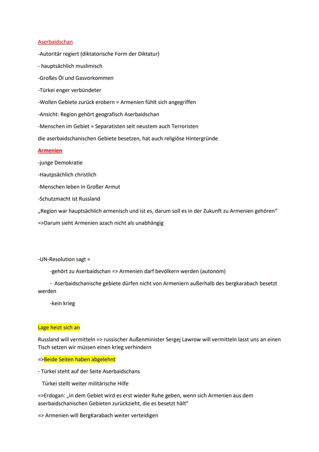 Bergkarabach
Was ist es
-2x saarland
-145.000 einwohner (90% armenier 2005)
-Von armenischen truppen kontrolliert
-International ein Teil as