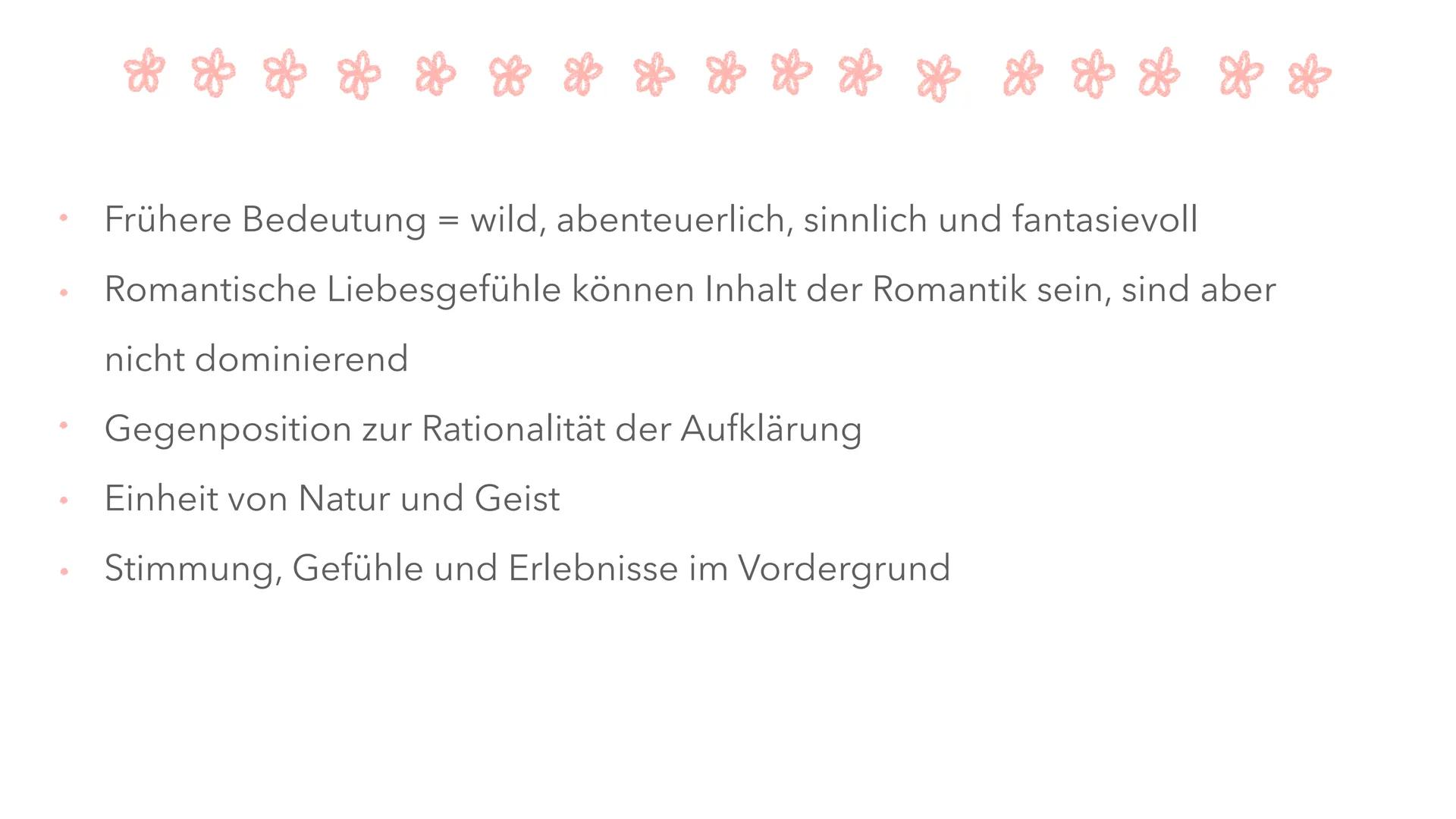 # Romantik # ALLGemein

*   Die Romantik ist eine Literaturepoche in Europa und Nordamerika

*   Ursprünge liegen in England

*   Wird unter