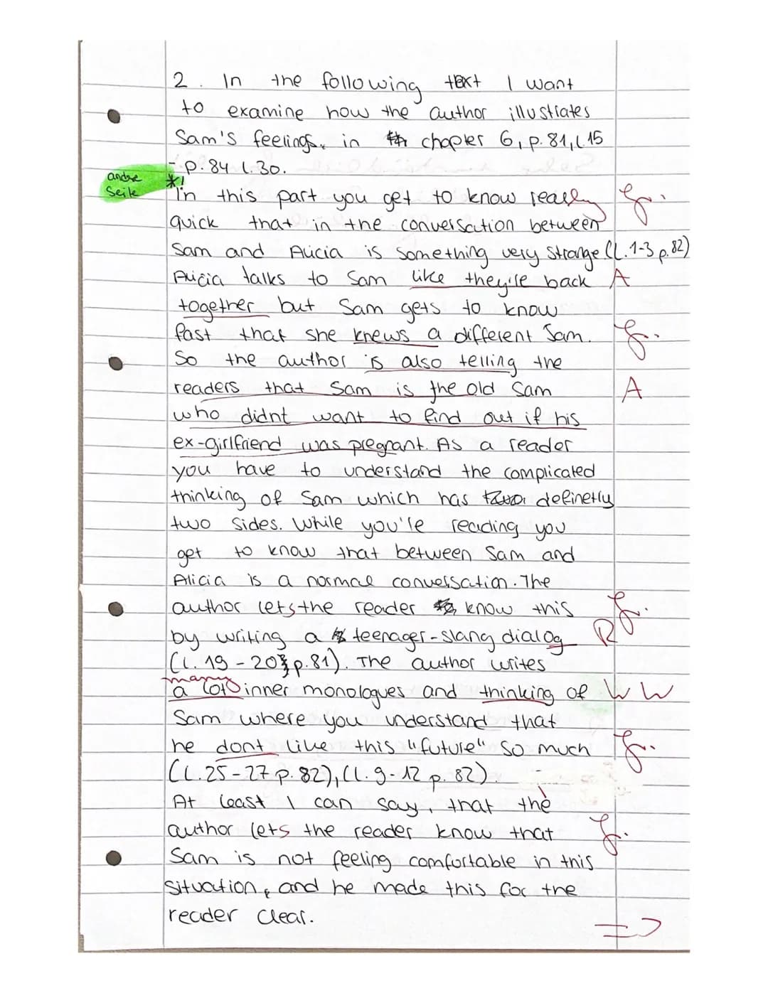 2020 EF 11.2 Englisch MÖLL
Analysing an excerpt from a novel (Nick Hornby: Slam)
Material: Nick Hornby, "Slam", Klett, Stuttgart 2009
chapte