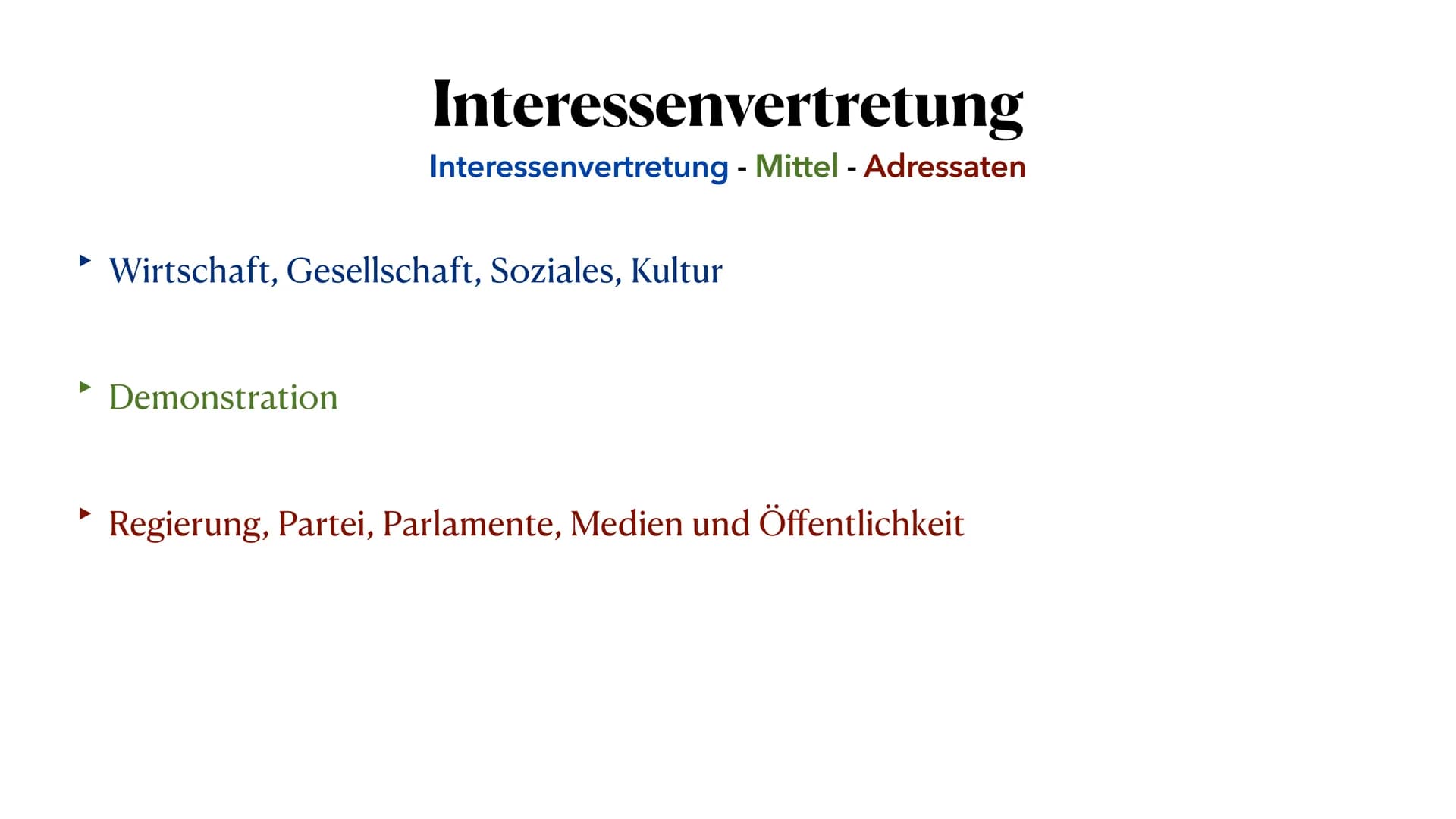 Straßenpolitik
Selina ●
Versammlungsfreiheit ist ein Grundrecht.
• ist eine örtliche Zusammenkunft von mindestens zwei Personen, die
●
Was i
