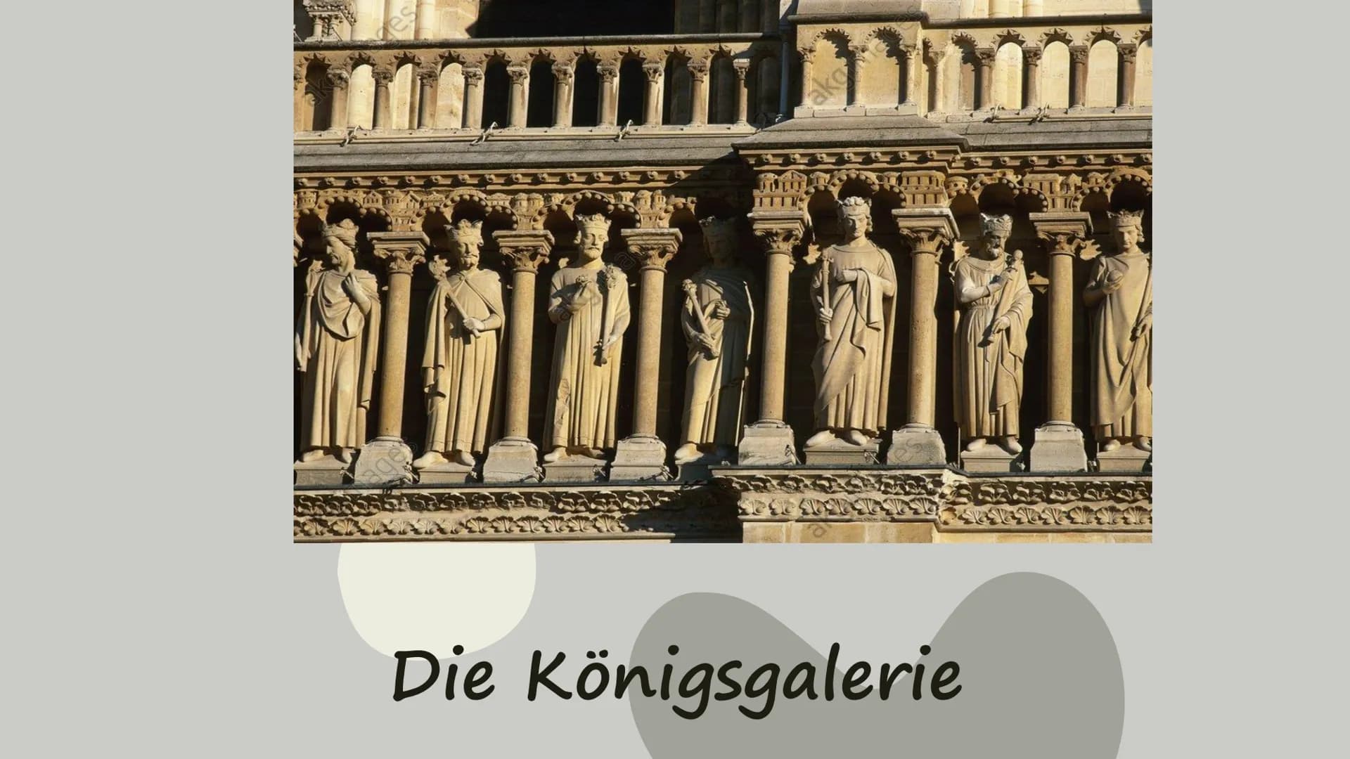 Notre Dame de
Paris Fakten
• Wurde von Maurice DE Sully und Ludwig II. Gebaut
Die Notre Dame ist eine Kathedrale im Herzen von Paris
• Im Mi