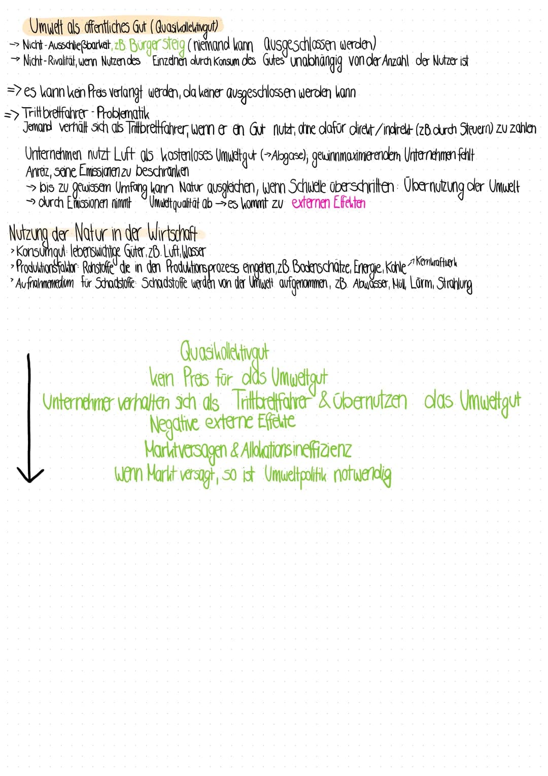 Politische Maßnahmen gegen negative Externalitaten
> Ordnungsrechtliche Regulierungen - Gebote! Vertate, von Externalitäten, Verdardnungen
+