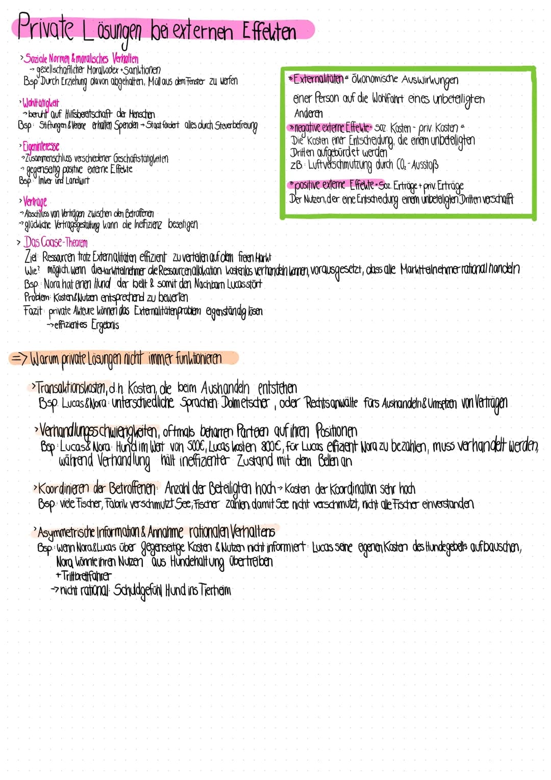 Politische Maßnahmen gegen negative Externalitaten
> Ordnungsrechtliche Regulierungen - Gebote! Vertate, von Externalitäten, Verdardnungen
+