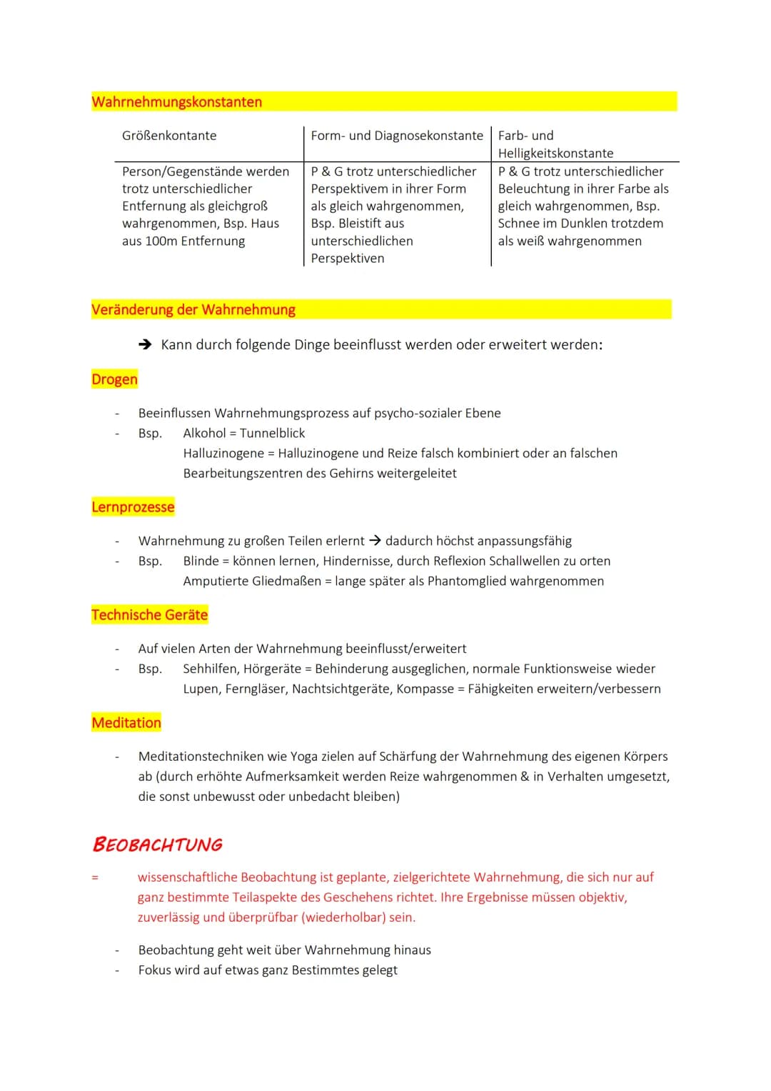 INHALT
Wahrnehmung als Grundlage der Beobachtung
Der Wahrnehmungsprozess
Bedeutung der Wahrnehmung
Propriozeptive Wahrnehmung
Viszerale Wahr