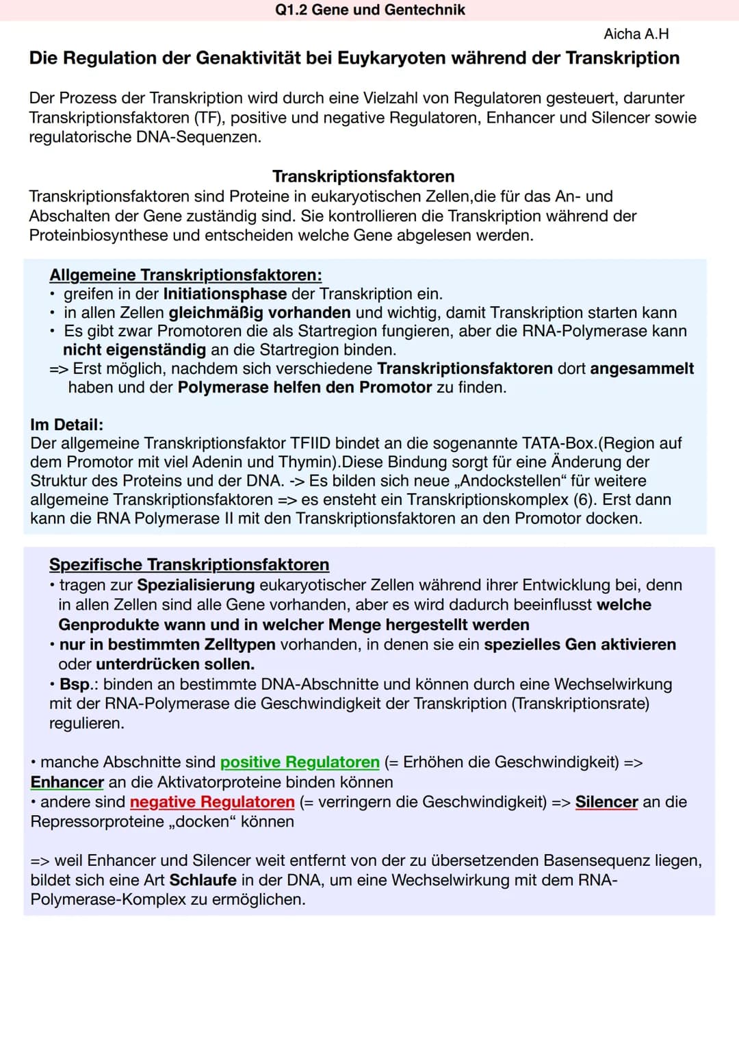 REGULATION DER GENAKTIVITÄT
Gentransfer bei Bakterien
Operonmodell/Jacob-Monod-Modell (Schema) am Beispiel des Lac-Operons bei Prokaryoten
D