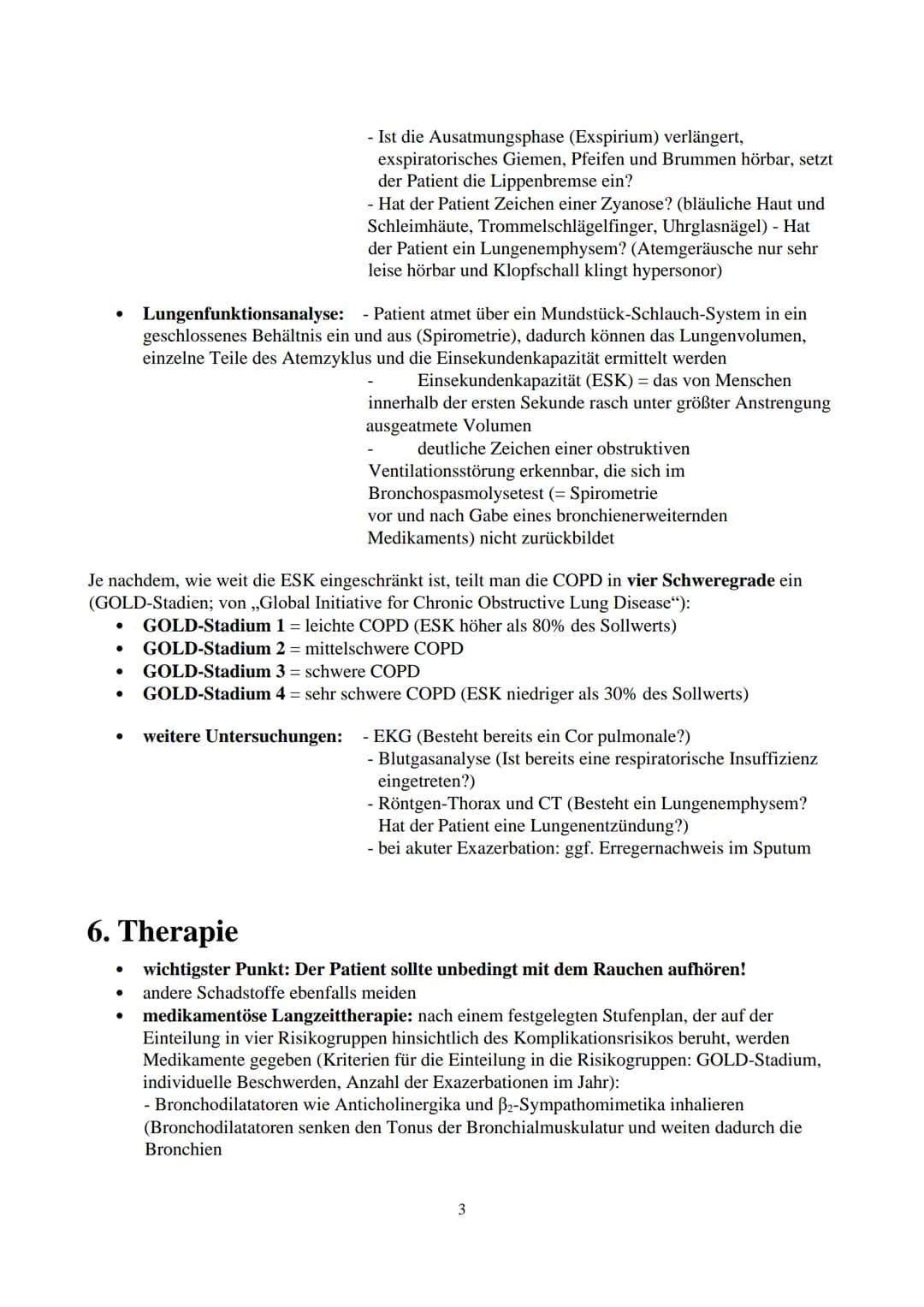 COPD- Die chronisch-obstruktive Lungenerkrankung
= eine der häufigsten chronischen
Lungenerkrankungen; die vierthäufigste Todesursache
weltw