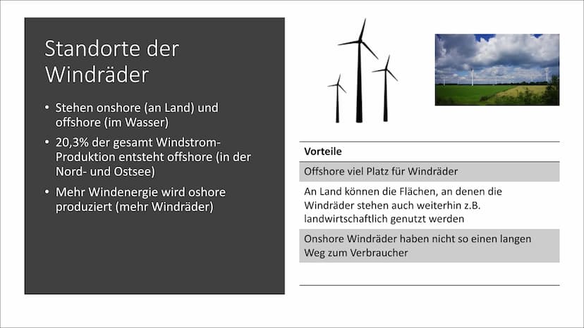 Windkraft ●
●
Themen
Geschichte
Wo stehen sie?
Umwelt
Aufbau Windrad
Wie funktioniert eine Windkraftanlage?
Handel mit Windenergie
Anteil de