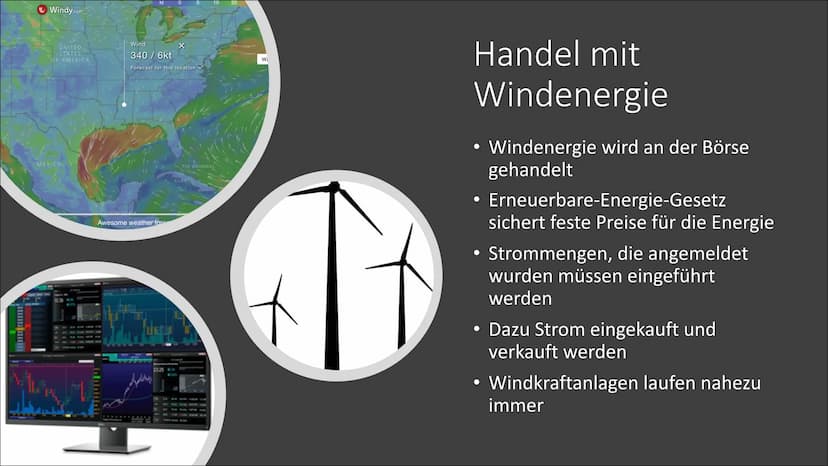 Windkraft ●
●
Themen
Geschichte
Wo stehen sie?
Umwelt
Aufbau Windrad
Wie funktioniert eine Windkraftanlage?
Handel mit Windenergie
Anteil de