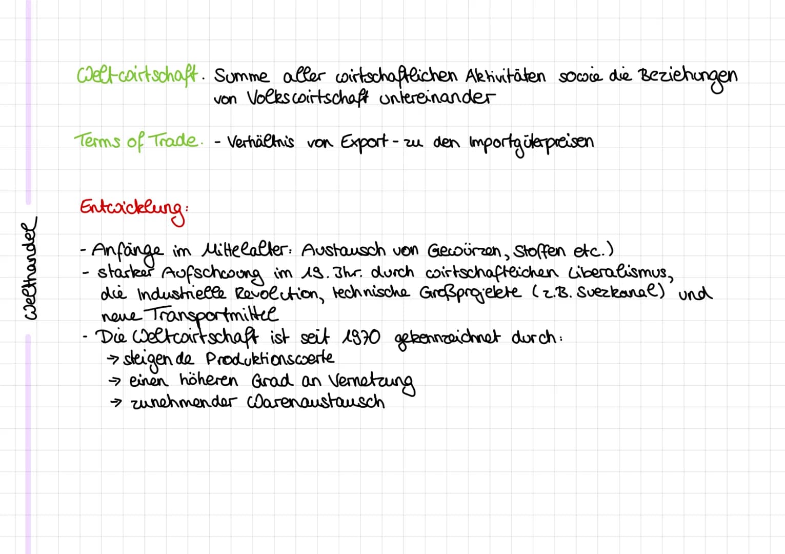 Uncaisထုတွ
Definition: -Prozess, der weltweiten Zunahme von Austauschbeziehungen und
Verflechtungen über Grenzen hinweg, der sich auf viele 